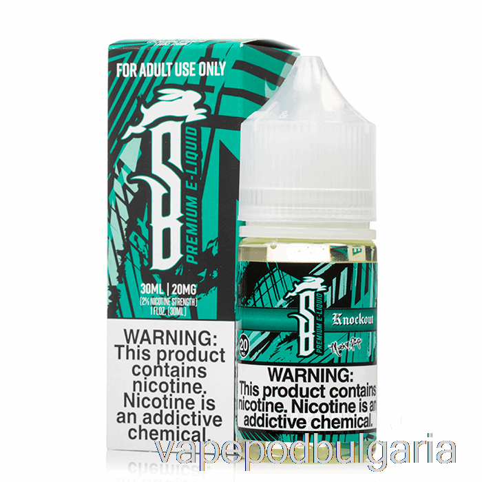 Vape 10000 Дръпки Knockout - Suicide Bunny Salts - 30ml 40mg